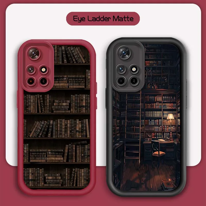 

Book Popular Art Pattern Cool Phone Case For Xiaomi Mi Poco X3 X4 X5 X6 M4 M5 M5s M6 F4 F5 F6 Pro GT Plus 5G Eye Ladder Cover