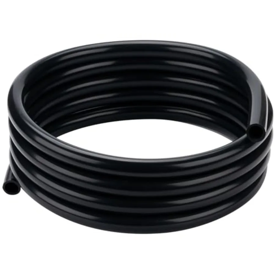 

Силиконовая трубка 3/4 ID × 1 OD - 2 штуки, черная, гибкая, пищевая, из чистого силикона, для домашнего пивоварения, виноделия, гидропоники