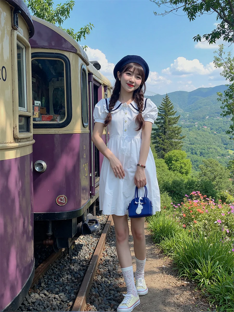 Sommerkleider für Damen 2025, lässig, Basics, täglich, plissiert, handgefaltet, gerüscht, Rüschen, Rüschen, gerafft, Smockstern, gestuft, gestapelt