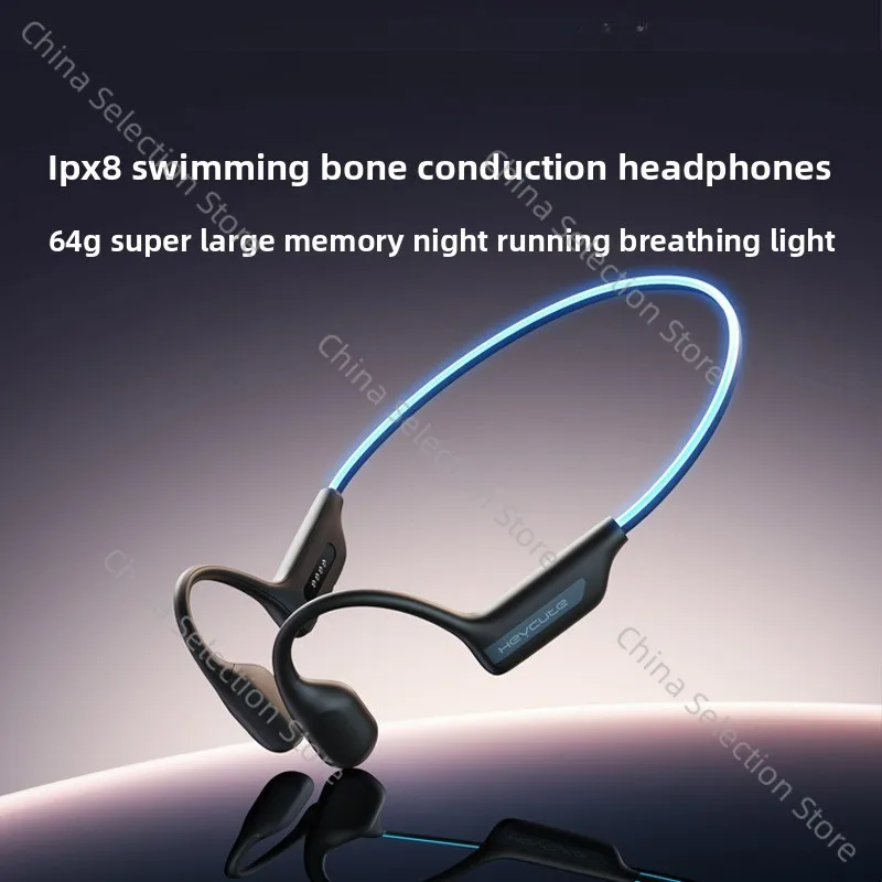 

Black Chirp G07 Bone Conduction Bluetooth Headset Wireless Large Battery Super Long Battery Life Sports Neck Type Waterproof64G