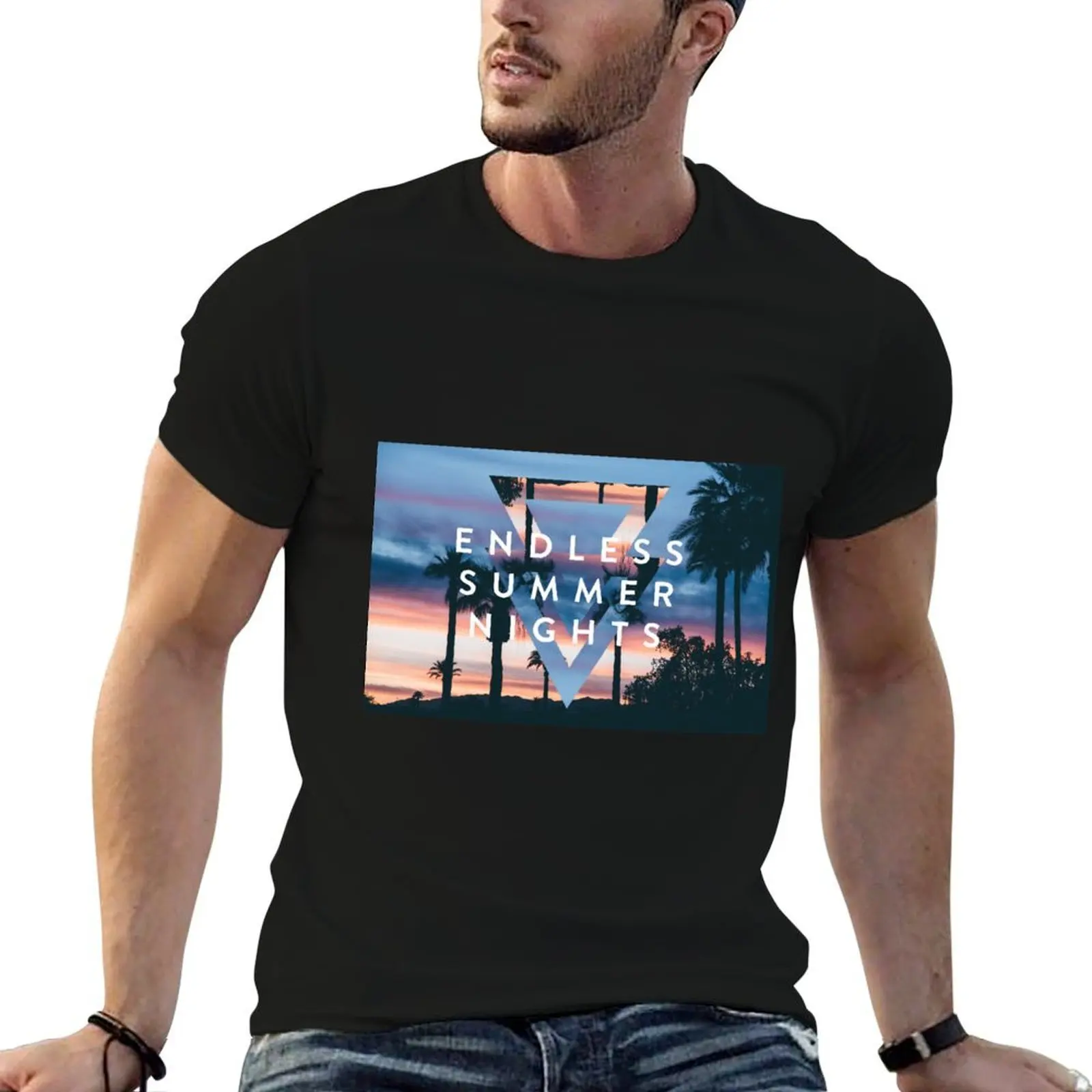 

Endless Summer Nights T-Shirt man t shirts cotton essential t shirt T-Shirt