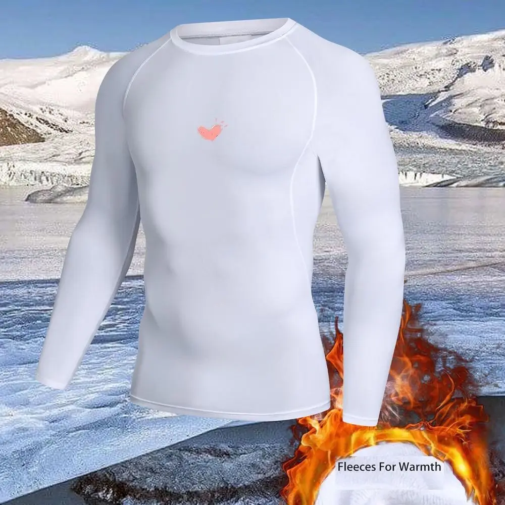 Men's Sportswear T-Shirts Running Training High Elastic Outdoor Cycling Sweatshirt Compression Fitness Fleece Tops underwear - view 4
