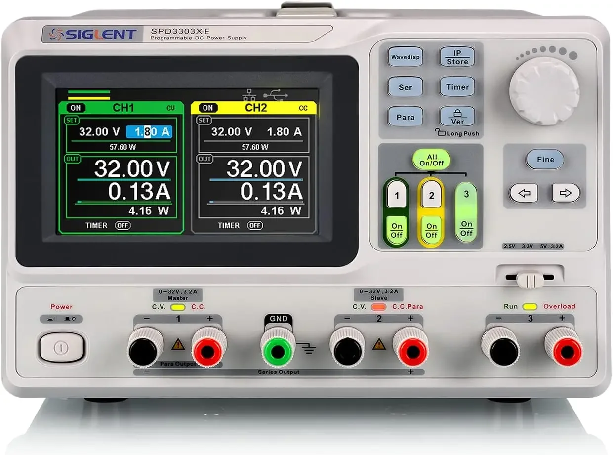 

Блок питания Technologies SPD3303X-E с тройным выходом