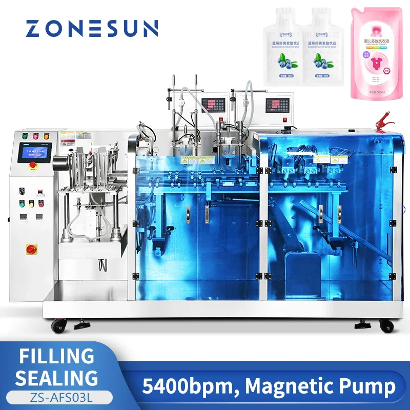 ZON Premade Pouch Packing Machine Horizontal Fill Seal Machine Bag Filling and Sealing Equipment ZS-AFS03L
