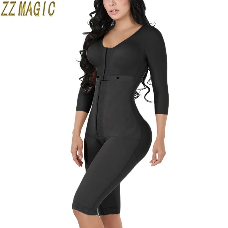 

Fajas Colombianas Women Full Body Shapewear Corset Modeling Strap Waist Trainer Slimming Long Sleeves Bodysuit Reductive Girdles