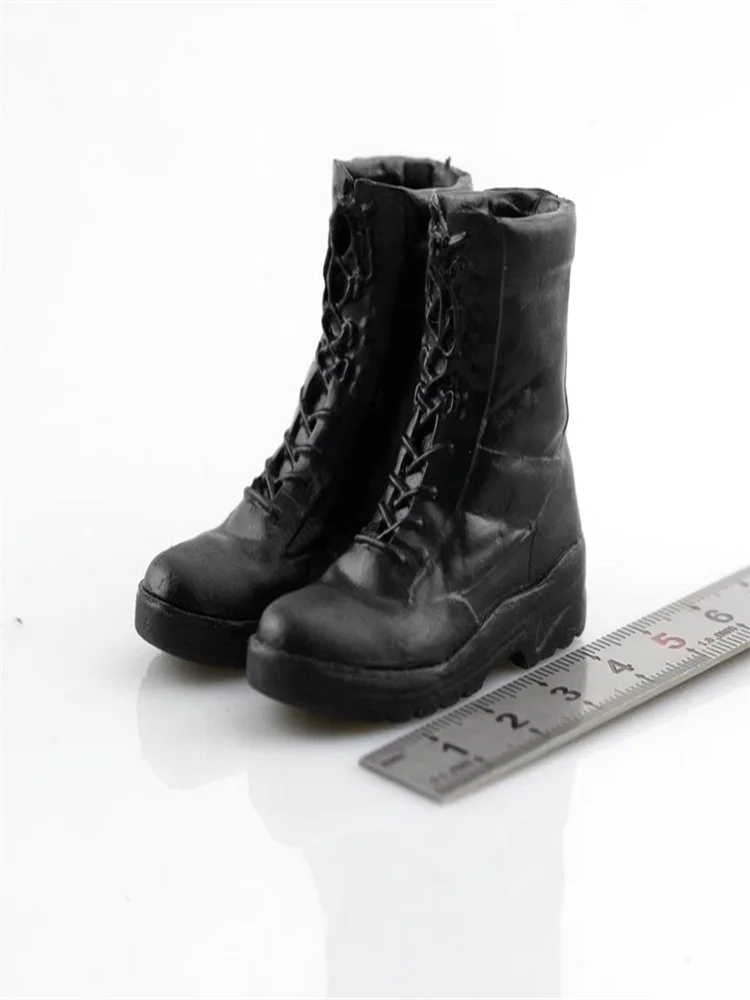 1/6 Soldier Solid High Top Combat Boots Model Toy Accessories Fit 12'' Action Figure In Stock