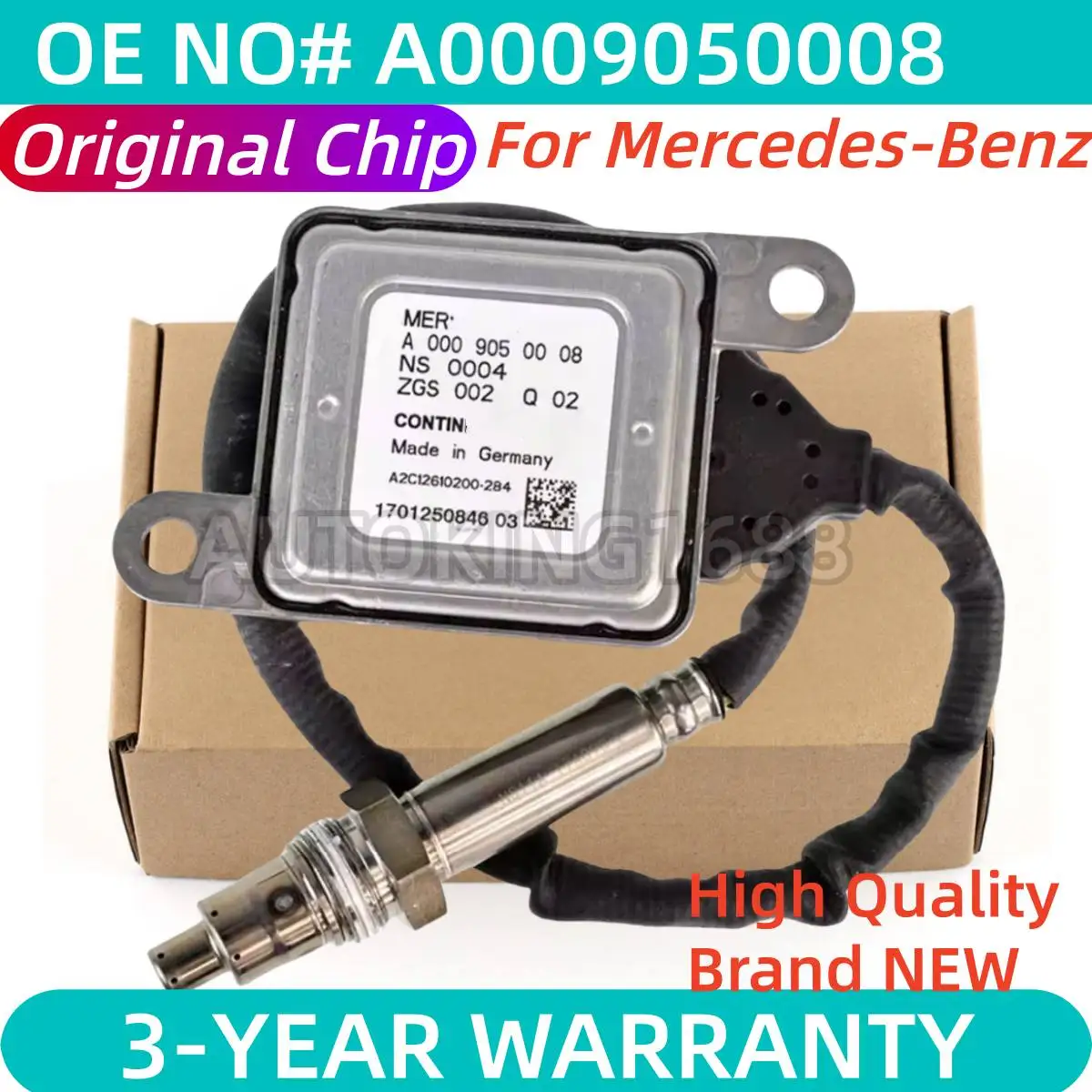 Original Chip A0009050008 NEW NOX Sensor For Mercedes-Benz W222 V222 X222 X253 GLC 250 d Sprinter