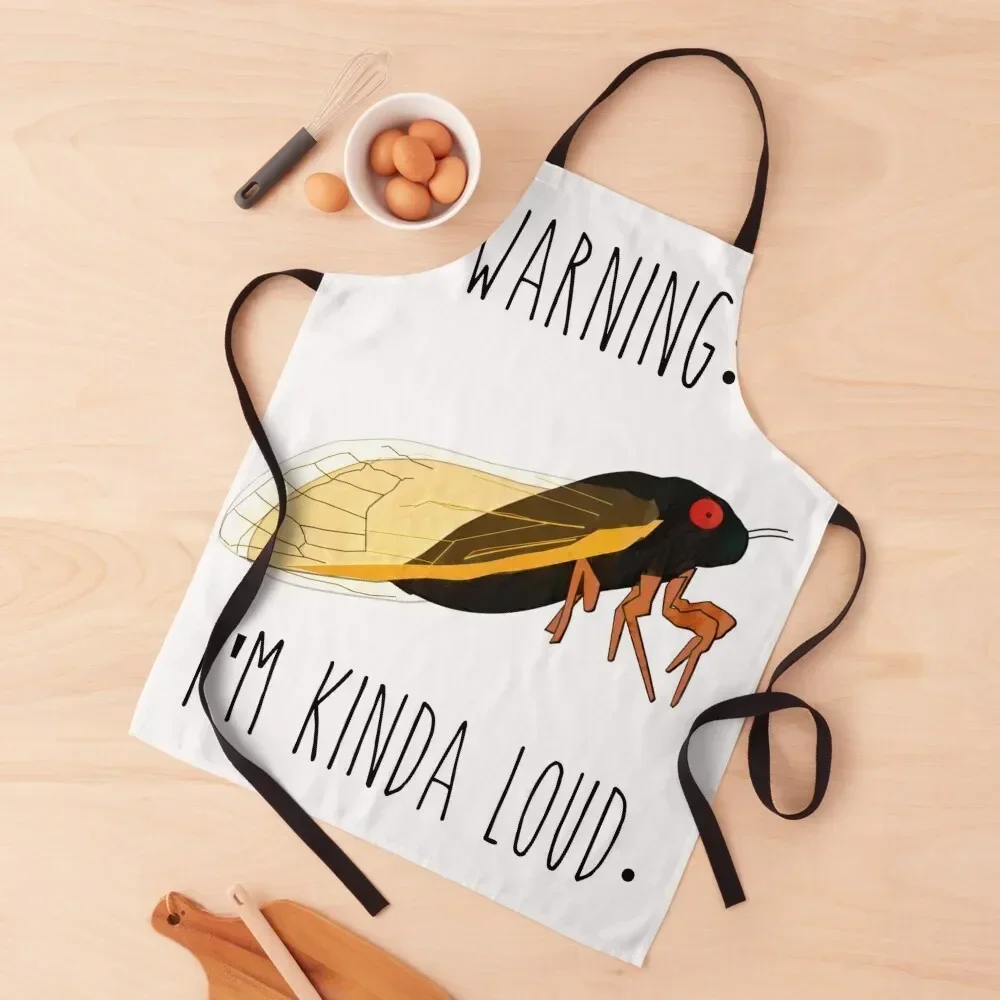 

I'm Kinda Loud - Cicada Apron innovative kitchen and home items Barista Kitchen For Men Apron