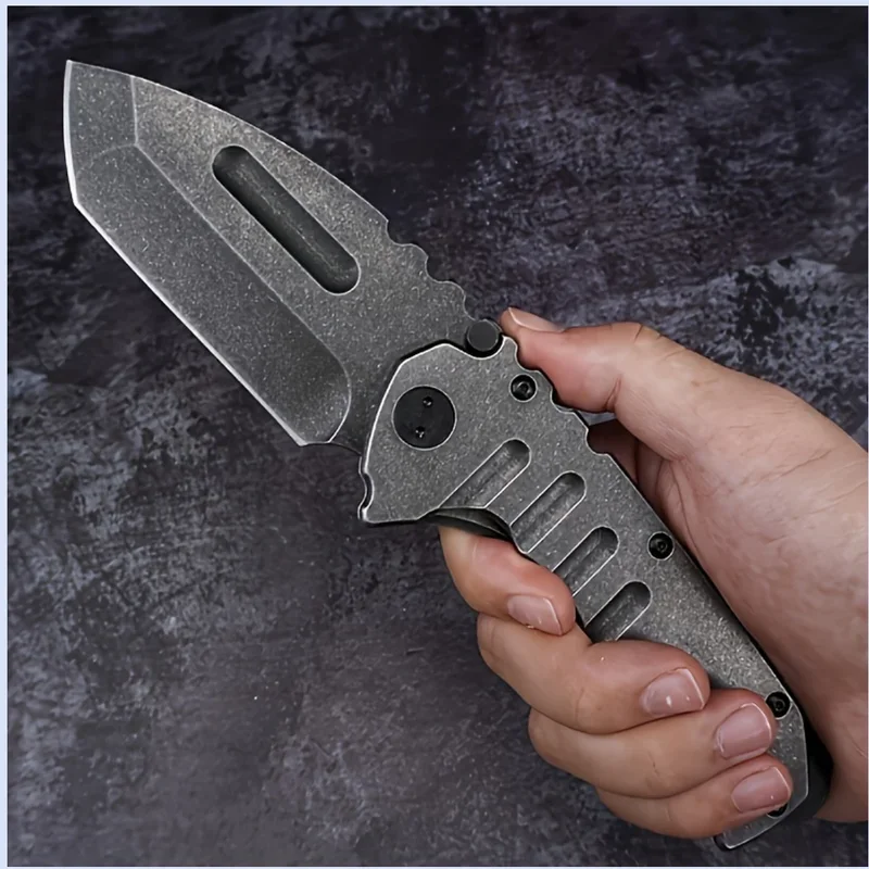 Retro Black Shark Outdoor Camping Tactics Self Defense Fruit Peeling Knife