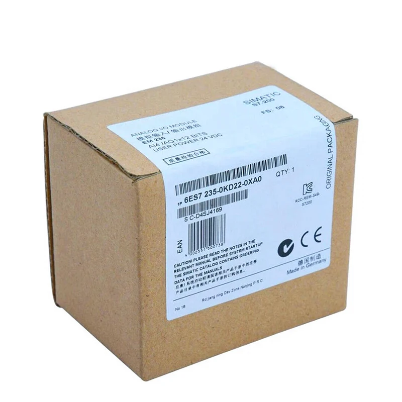 

Продукты Spot Stock 6ES7 235-0KD22-0XA0 6ES7235-0KD22-0XA0 Модуль цифрового ввода Совершенно новый оригинальный доступный контроллер Plc