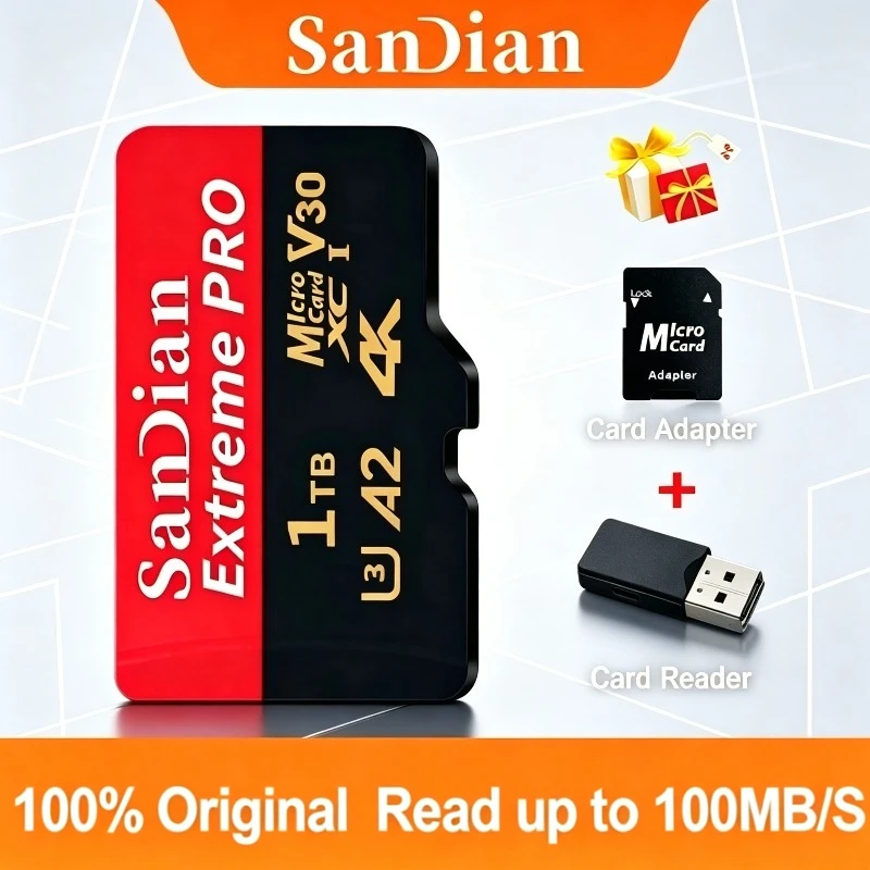 

New Original memory card 512GB 1TB micro tf sd card 128GB 256GB micro tf sd High Speed U3 mini TF card For Phone/Camera/mac