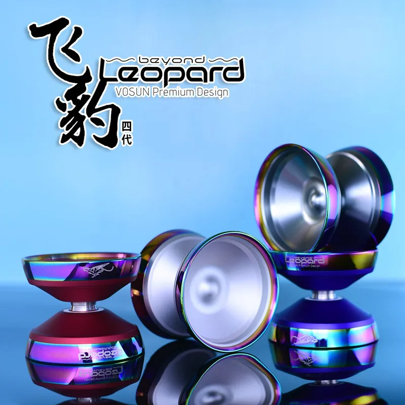 

VOSUN Leopard4 YOYO AL61T6 +SUS 304 Professional fancy dead sleep yo-yo steel ring for YOYO competition