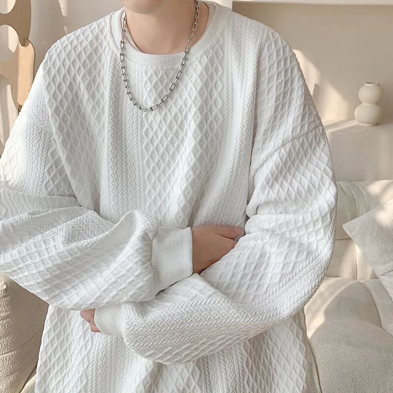 

Checkered Hoodie Men Oversized Casual Pullover Sweatshirt Men Streetwear Hip-hop Loose Round Neck Hoodie Mens Hoody M-3XL
