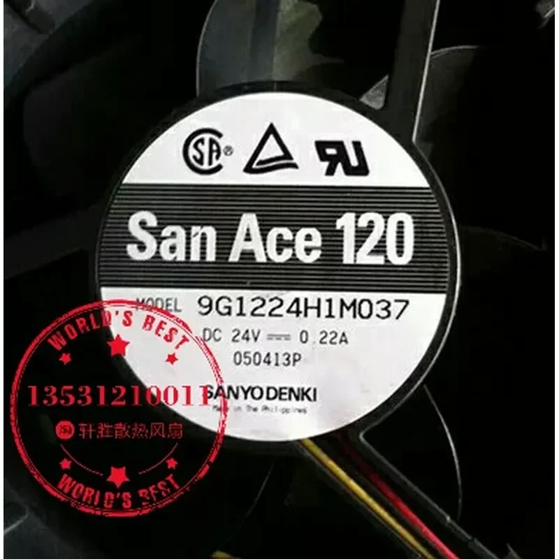 New Original Inverter Fan for Sanyo 9G1224H1M037 24V 0.22A 12CM