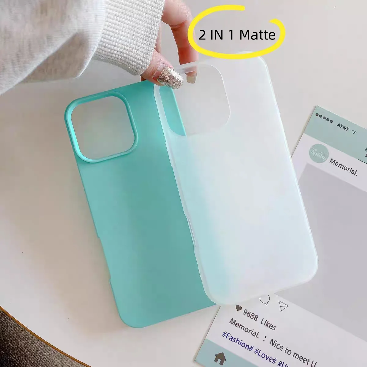 Case For Honor 400 90 Lite MAGIC 6 400 PRO X9D X9B X7B X7D Candy Color Frosted 2 in 1 Glow Soft Matte Cover view 3