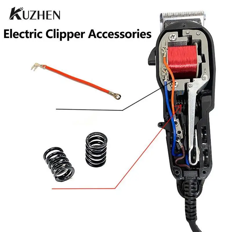 

1PC Electric Hair Clipper Accessory Assembly Motherboard Circuit Board Spring Power Cord For 8466