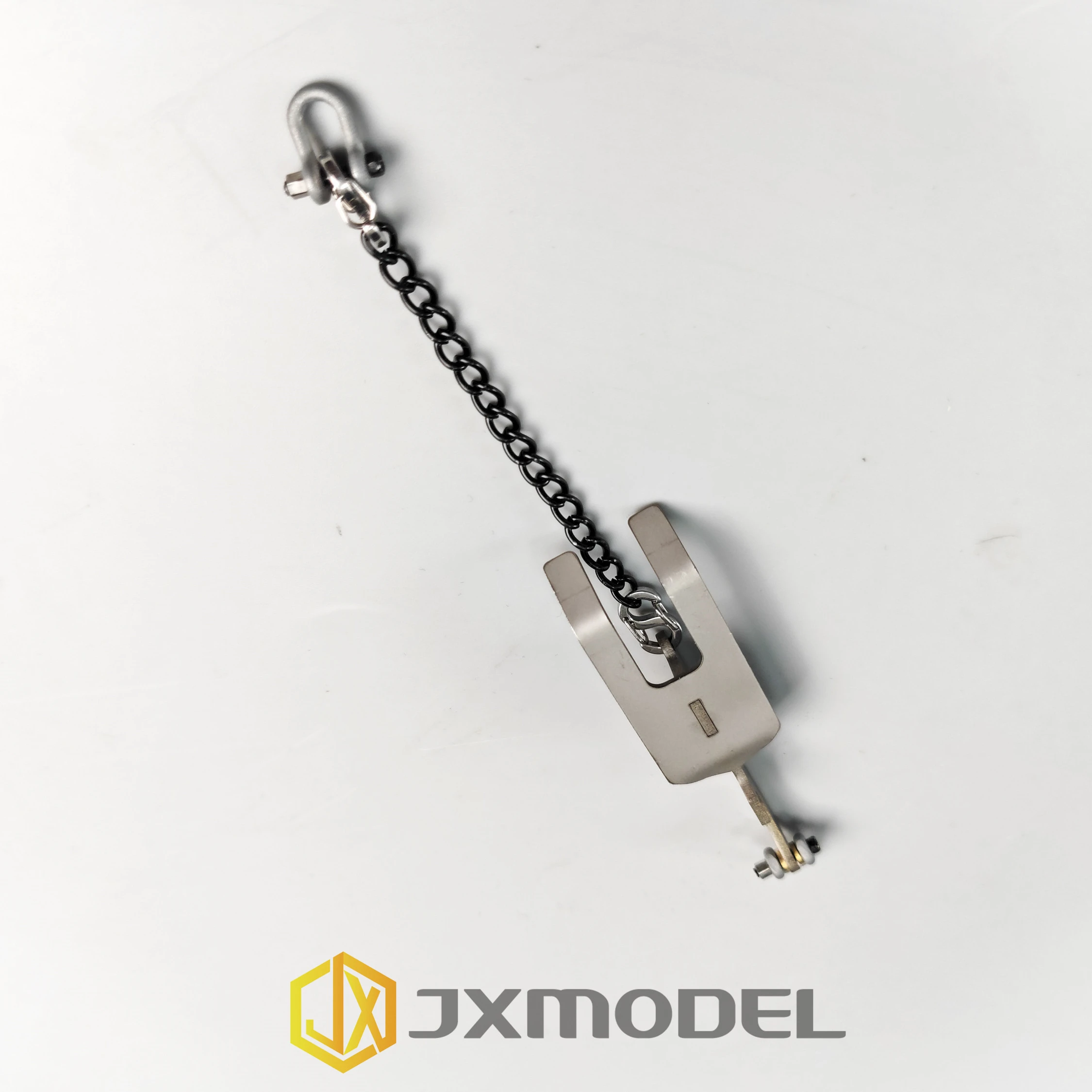 RC 1/14 1 Set Edelstahl-Schwerkraft-Selbstentladungs-Hebekette für Tamiya Hydraulikbagger, Lader, Muldenkipper, DIY-Teile – Detail 6