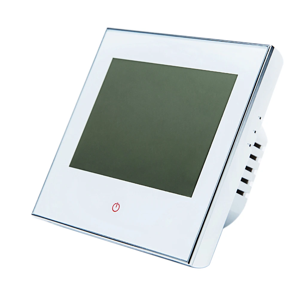 5A AC95-240V Weekly Programmable LCD Display Touch Screen Water Heating Thermostat Room Temperature Controller