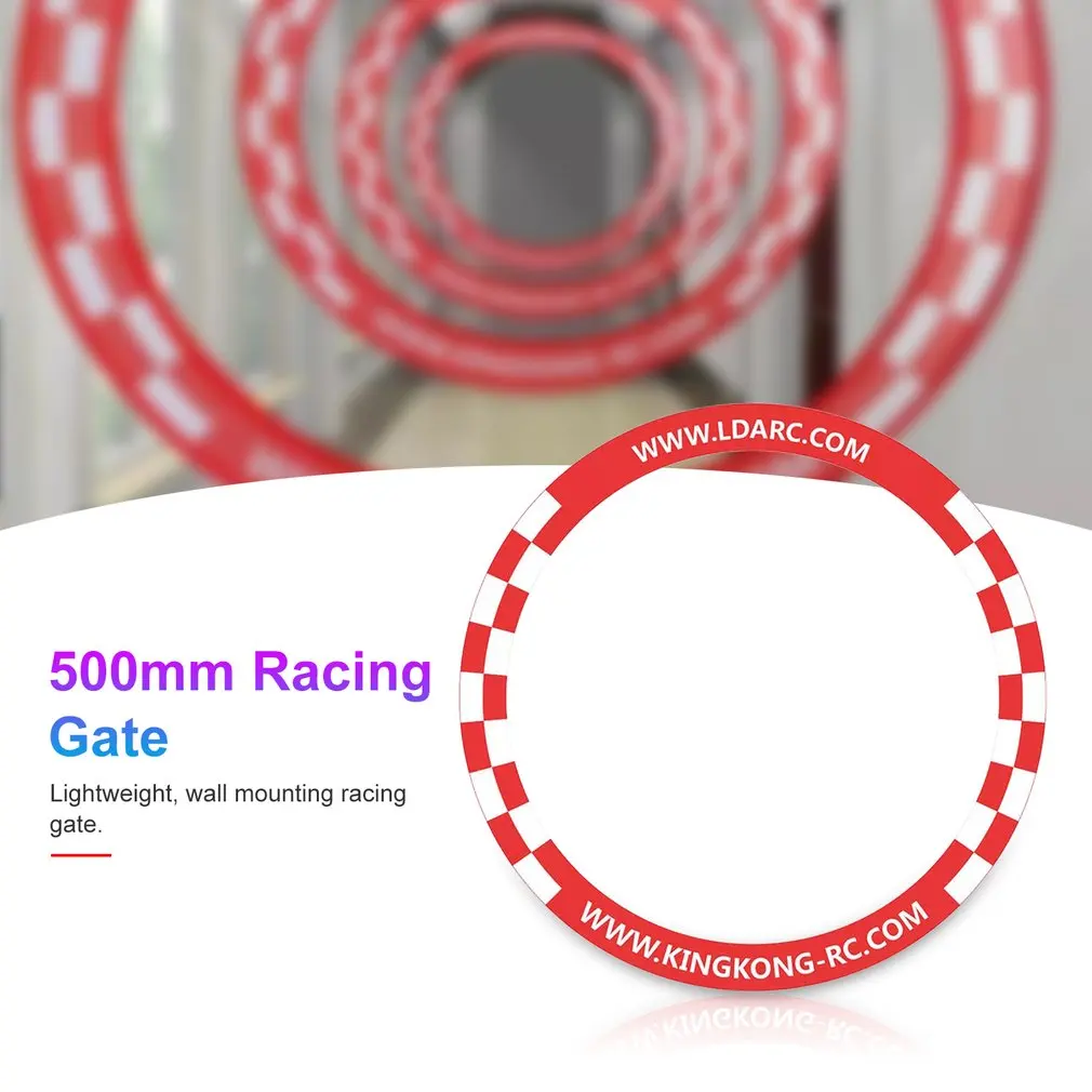 500mm Round Flying Racing Gate Game Competition Door FPV Racing Pop-up Gate For 3 Inch Tinywhoop Race Micro RC FPV Drone