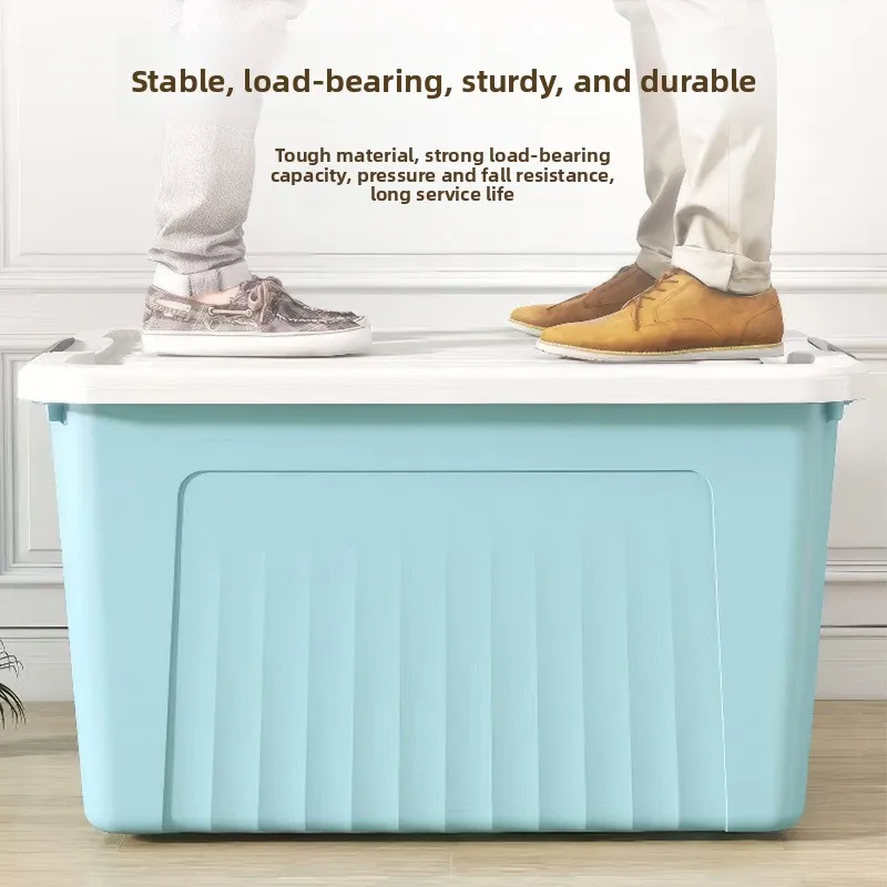Large Capacity Clothes Storage Box Lid Included Wardrobe Organizer Toy Storage  Large Capacity Home Clothes Organization