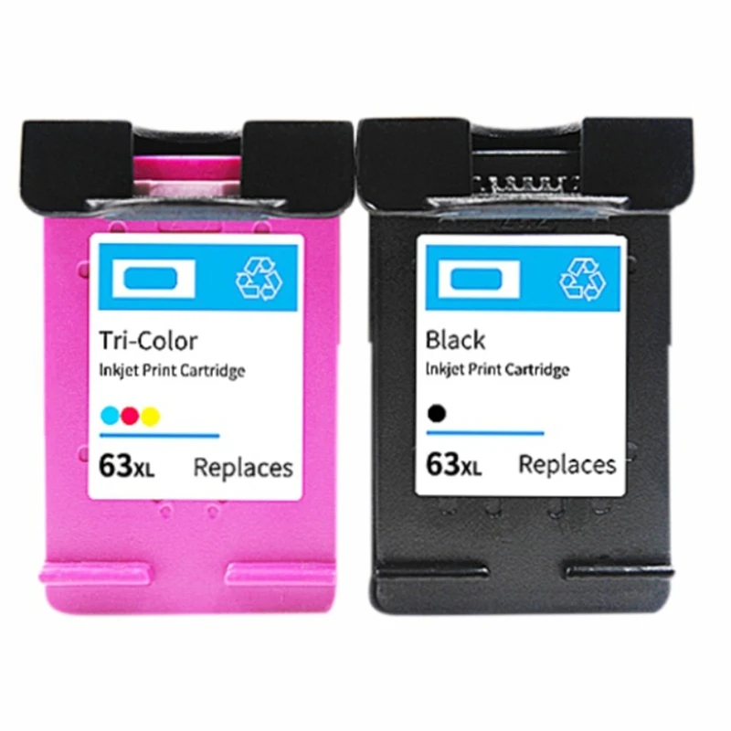 Color Ink Cartridge for hp 63xl HP63 F6U64A for hp DeskJet 3630 3632 Officejet 4652 4655 Inkjet Printers