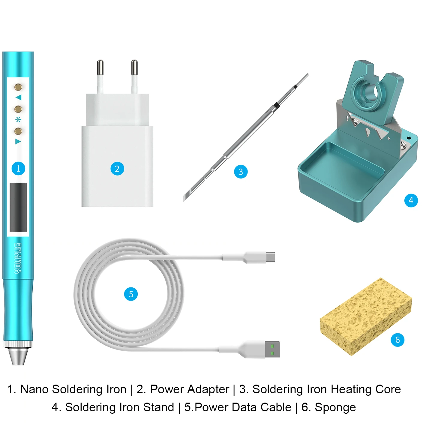 Professional Portable Electric Soldering Iron Adjustable Temperature Constant Temperature Digital Display