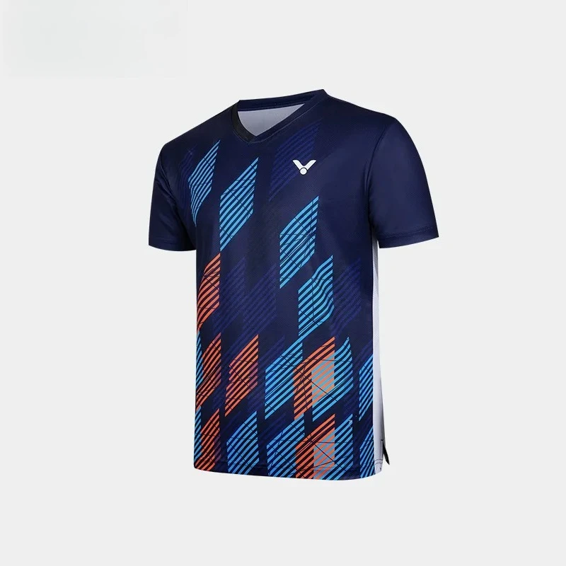 

Summer New For Victory Badminton Clothing Sports Short-sleeved T-shirt Comfortable Breathable Sweat-absorbent Durable Cool Top