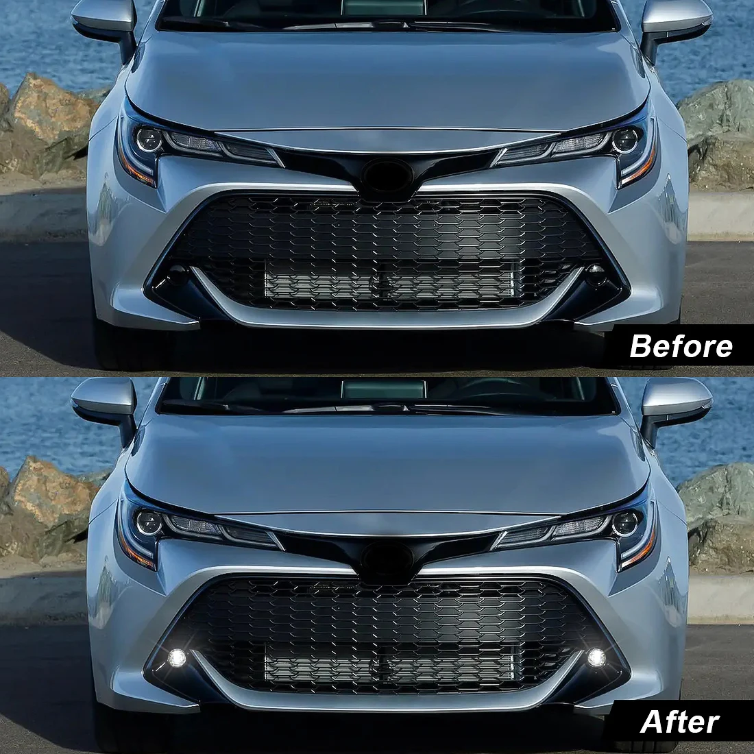 

LED Foglamp For Toyota Corolla Cross 2020 2021 2022 2023 Car Fog Light LED Daytime Running Light Front Bumper Lamp Headlight 12V