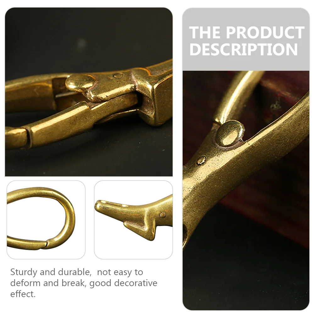 

Гимнастический человеческий брелок-зажим, латунный карабин, прочный аксессуар-подвеска, зажимы для ключей «сделай сам», застежки-когти омара, держатель