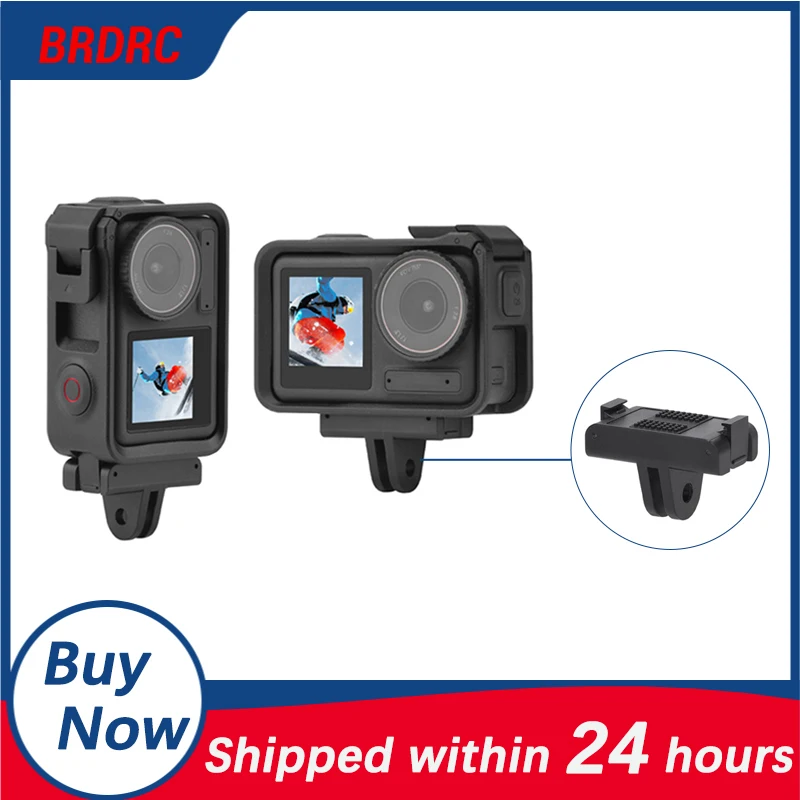 

BRDRC Magnetic Adapter Mount For Osmo Action 3/4/5 Pro Extended Connection Bracket Quick Release Holder Sports Camera Accessory