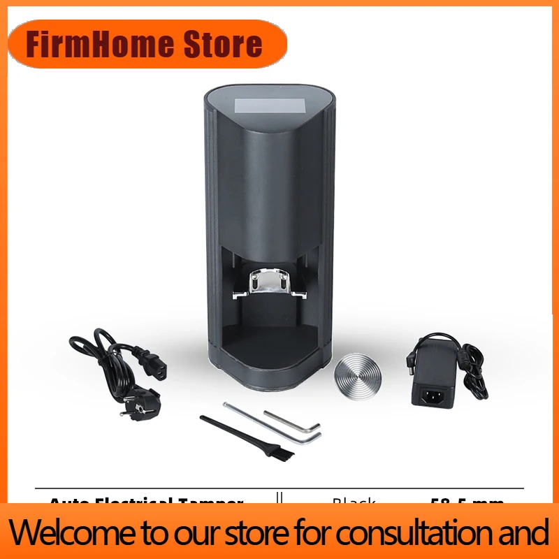 FirmHome StoreCoffee Grinders Automatic Electric 58.35MM Coffee Tamper Machine Coffee Powder Screw Press Tamper Hammer Machine