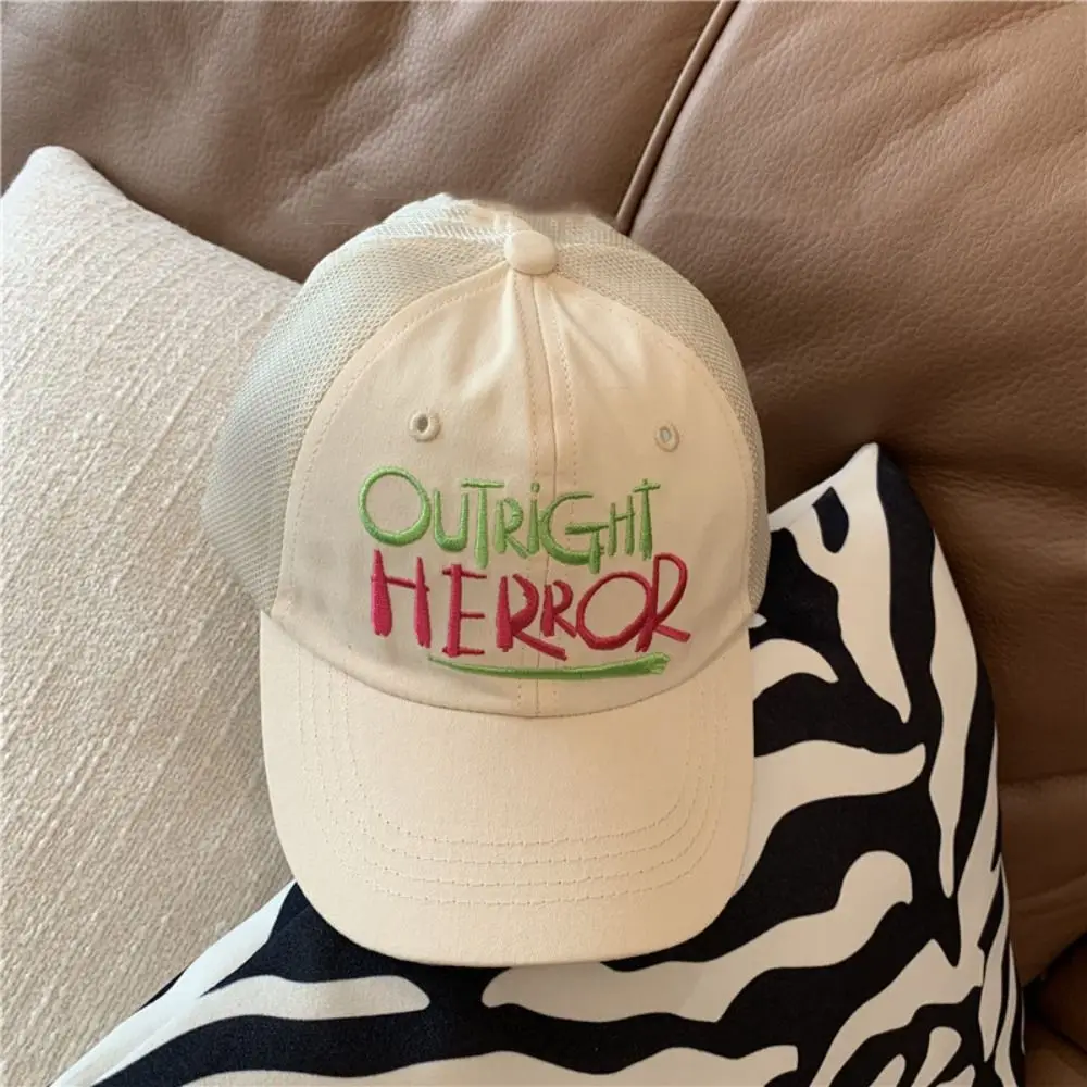 

Korean Style Children Candy Color Baseball Hat Quick-dry Letter Embroidery Kid Summer Sun Hat Cute Anti-UV Girls Peaked Cap