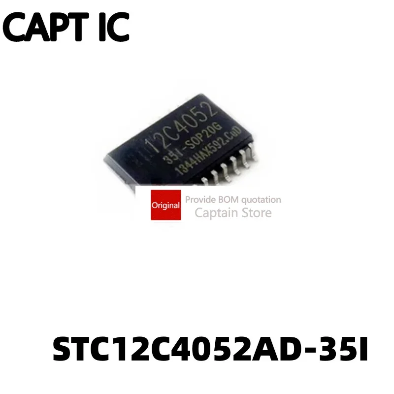 5PCS STC12C4052AD-35I-SOP20 STC12C4052AD
