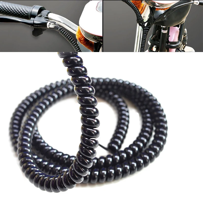 90cm TPU Electric Scooter Wire Wrap Cord ,Electric Bicycle Brake Cable Protector,Bicycle Wire Harness Winding Tube Organizer