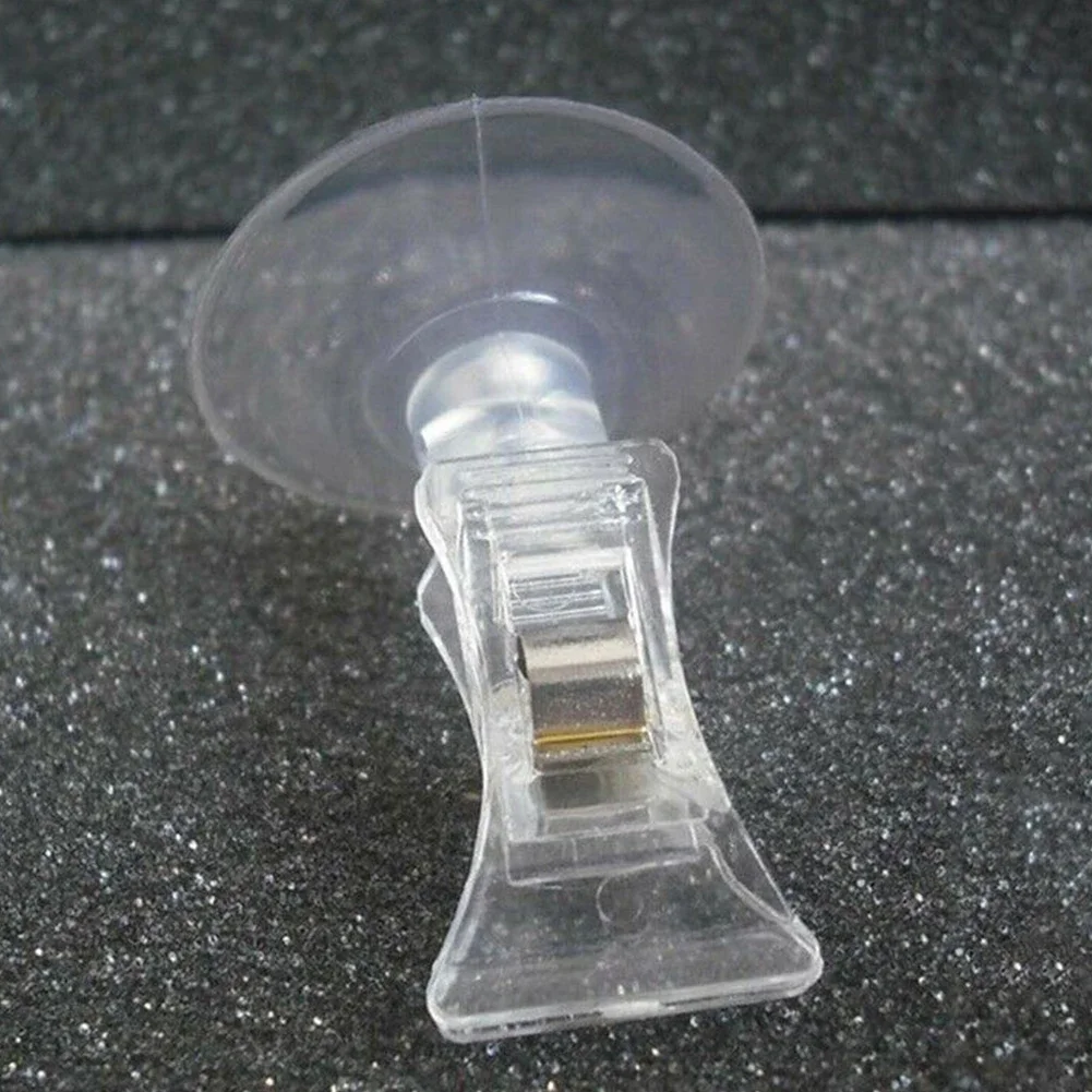 1/5pcs Suction Cup Clip Wall Suction Cup Clip Plastic Multifunctional Clip, Suitable for Bedroom, Kitchen, Bathroom Clip