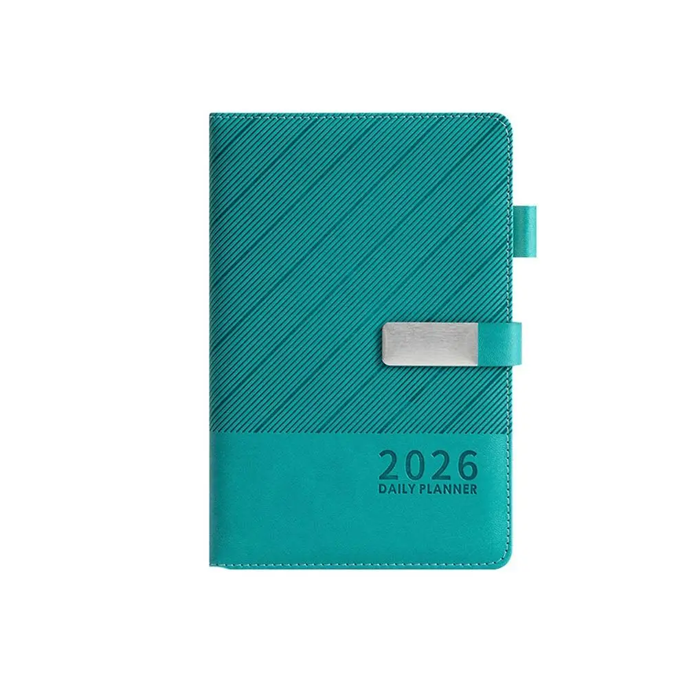 إدارة الوقت 2026 جدول مخطط المفكرة مقاومة للاهتراء 365 يومًا A5 الإنجليزية دفتر الخطة اليومية كفاءة قائمة المهام
