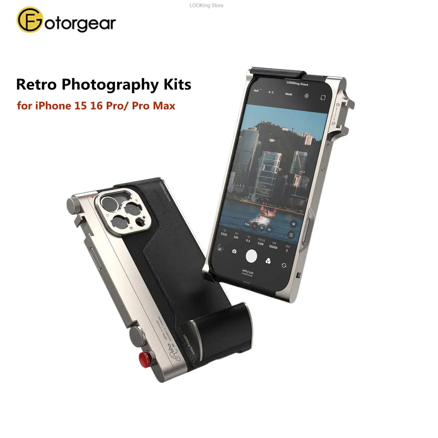 Fotorgear Retro Professional Photography Kit for iPhone 15 16 17