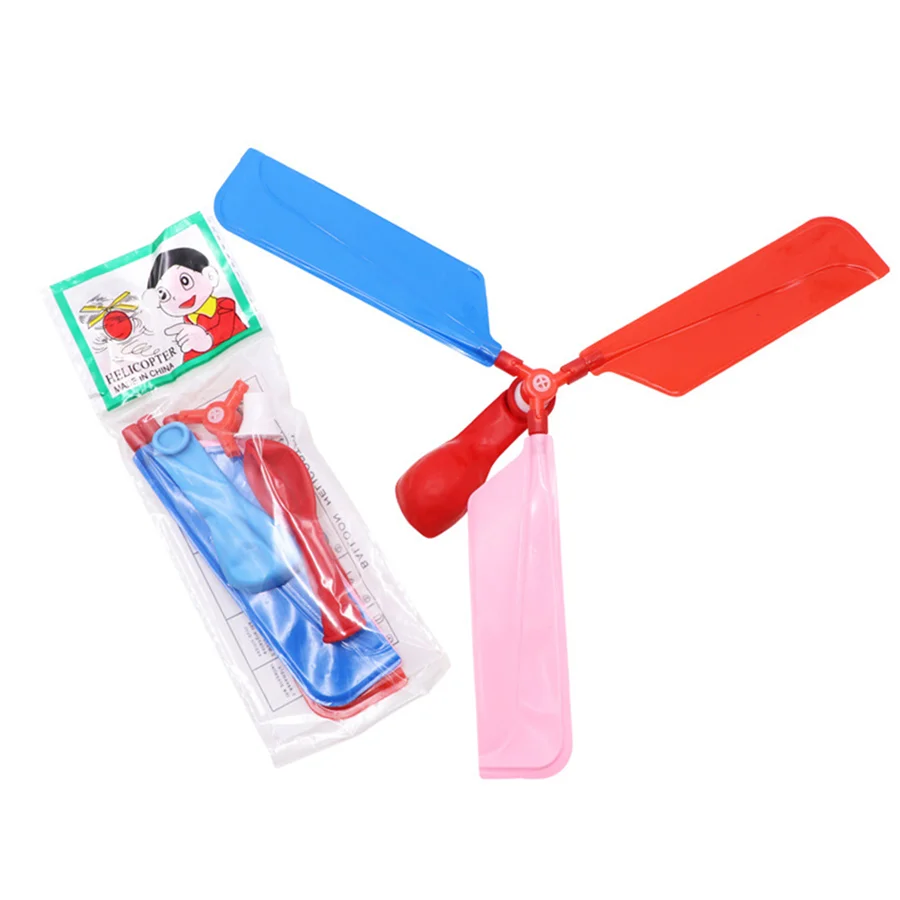 3/6/9sets Balloon Propeller Helicopter Science Kit Fun Experiment Game Tool Party Festival DIY Flying Entertainment Supplies XJM - view 3