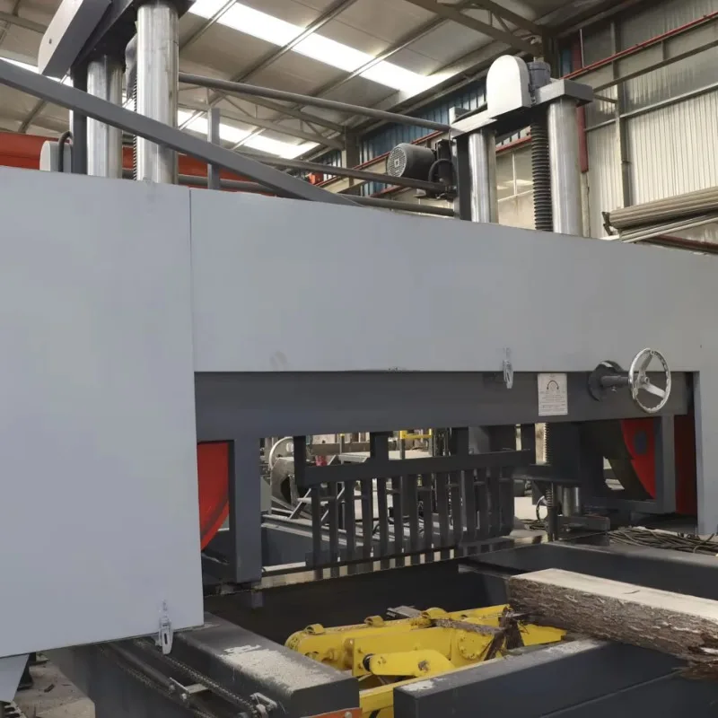 Portable Band Sawmill Industrial Woodworking Machine Mobile Sawmill Swing Sawmill  Bandsawmill Timber