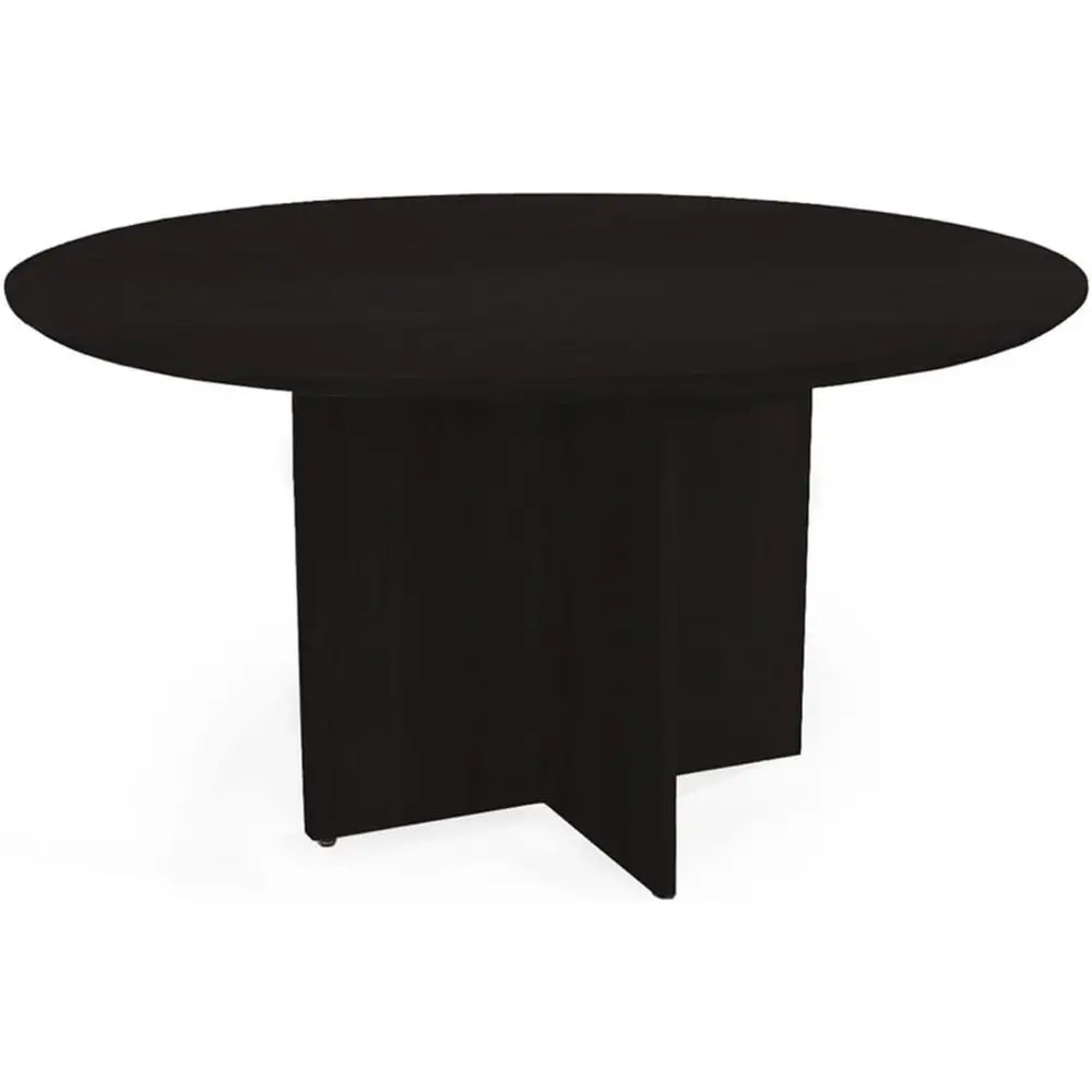 

48 Diameter Mocha Round Conference Table by Saco Medina
