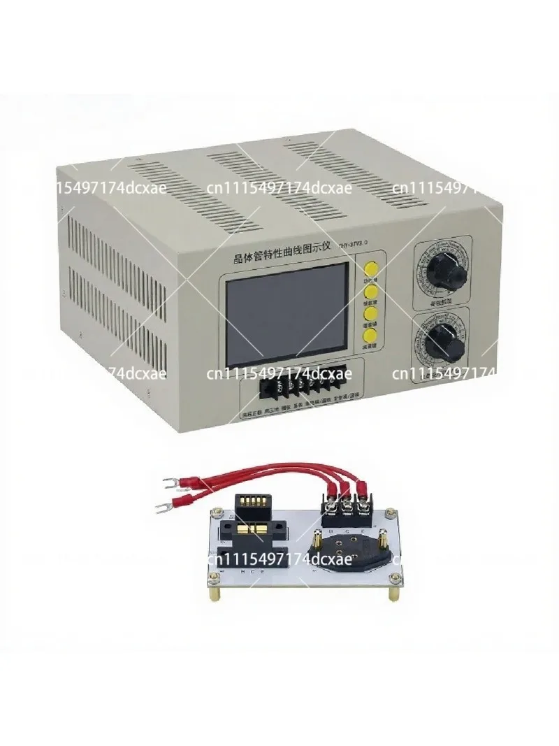 BT3.0 Transistor Tester 4-inch HD Color Screen Transistor Characteristic Curve Tracer with Testing Socket