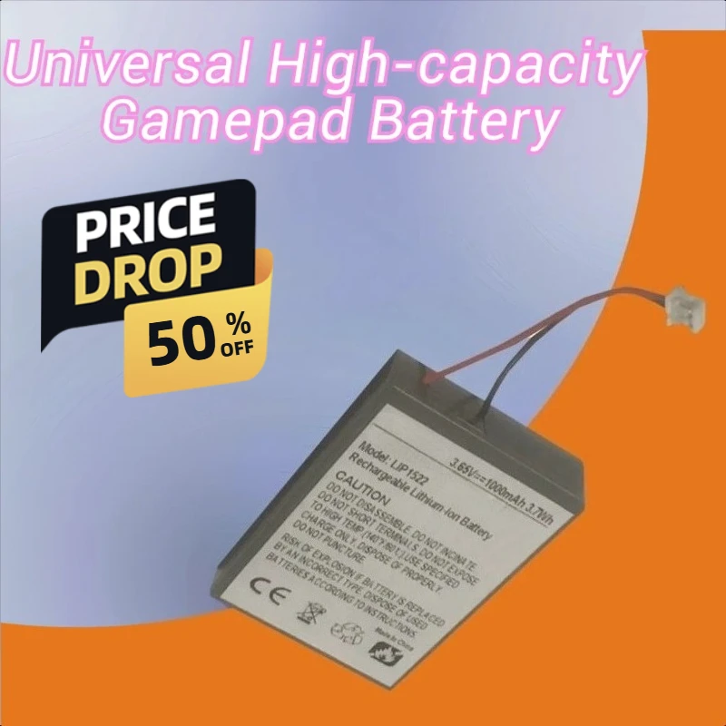 

3.65V 1000mAh LIP1522 for PS4 / PS4 Slim Universal High-capacity Gamepad Battery