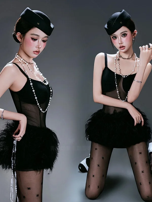 

2026 New Studio Atmosphere Sweet Cool Sexy Lady Personal Photo Art Photography Costume Chinese Traditional Women's Fashion