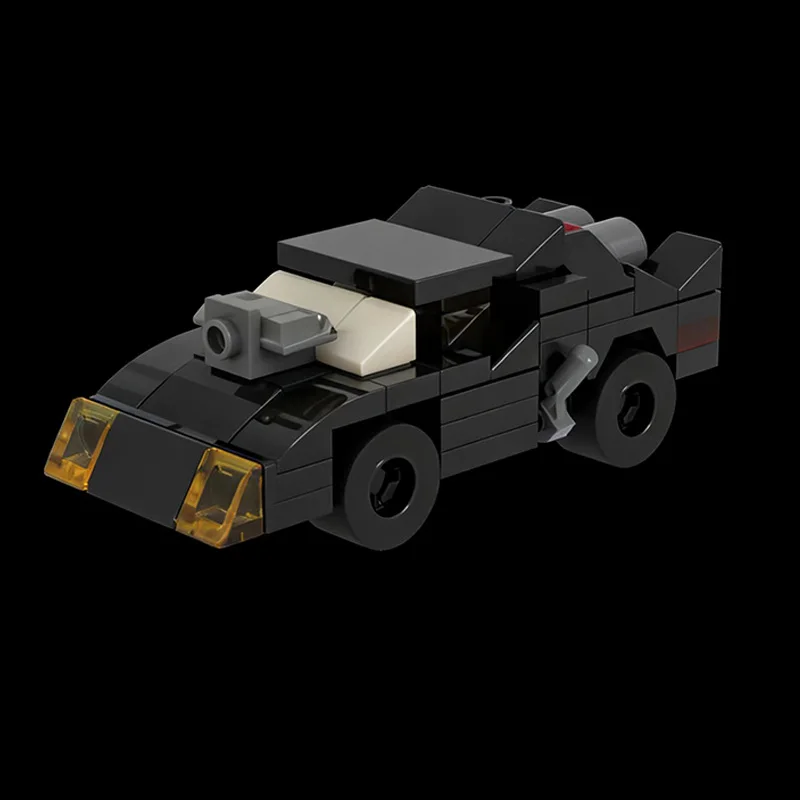 Popular Movie Model MOC Building Bricks Interception Sports Car Modular Technology Children Holiday Gifts Assemble Toys Suit