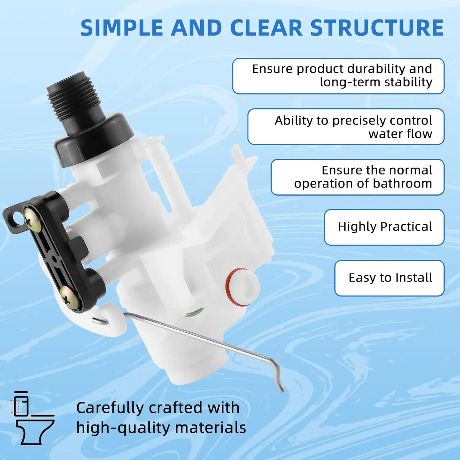 Portable Sink and Toilet Combo, 5 Gallon Hand Washing Station & 5.3 gallon Flushing Toilet,  for Outdoor Camping RV Travel Boat