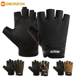 1Pair Cycling Gloves Biking Gloves for Men Women Half Finger MTB Road Bicycle Gloves - Absorbing Gel Pad Anti-Slip Bike Glove