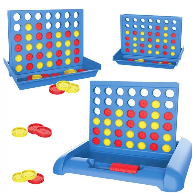 Four in a Row Game Travel Size Classic Party Toys Gifts Family Fun Classic Small Gifts for Guests at Party