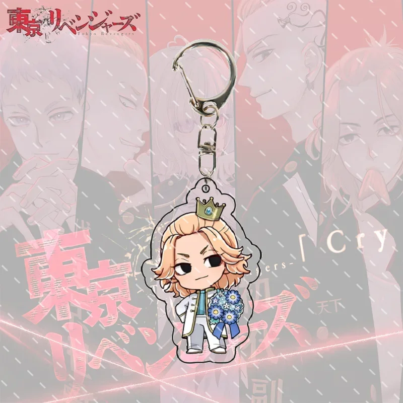 Tokyo Revengers Acrylic Keychain Cartoon Character Ornament Key Bag Pendant Clothing Accessories