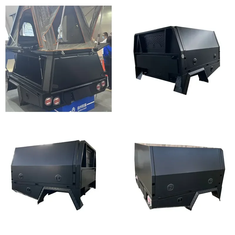 2024 Customized Pickup Truck Cover Truck Canopy 4x4 Slide on Topper Camper Hardtop Aluminum Ute Canopy for Sale