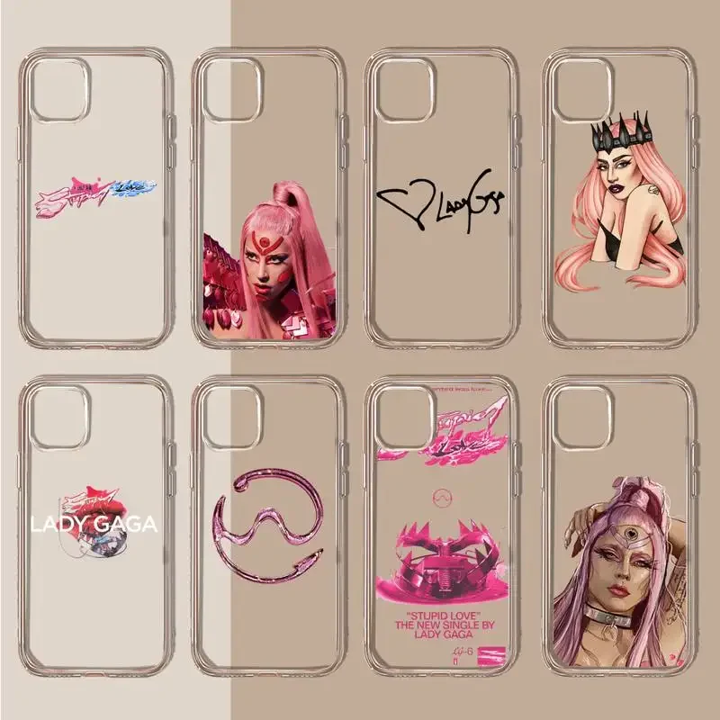 Lady Gaga Chromatica Phone Case Transparent soft For iphone 11 13 12 14 15 pro max mini plus